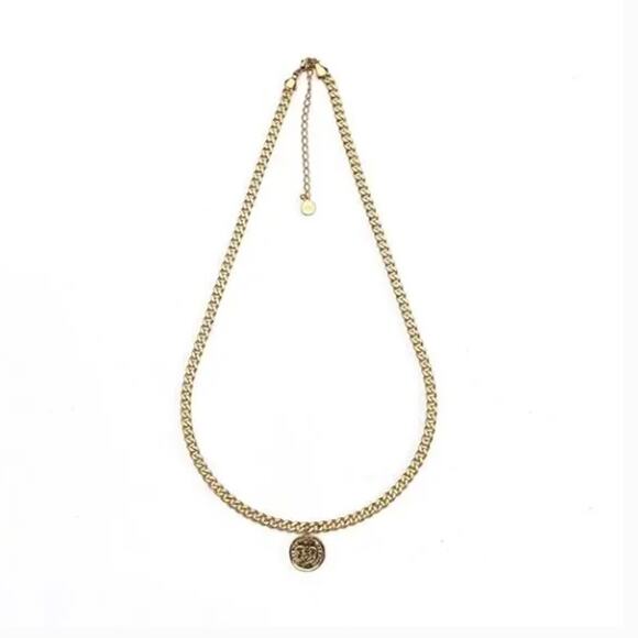 mayamar Jewelry - Mayamar Coin Curb Chain Necklace 24K Gold Plated NWT